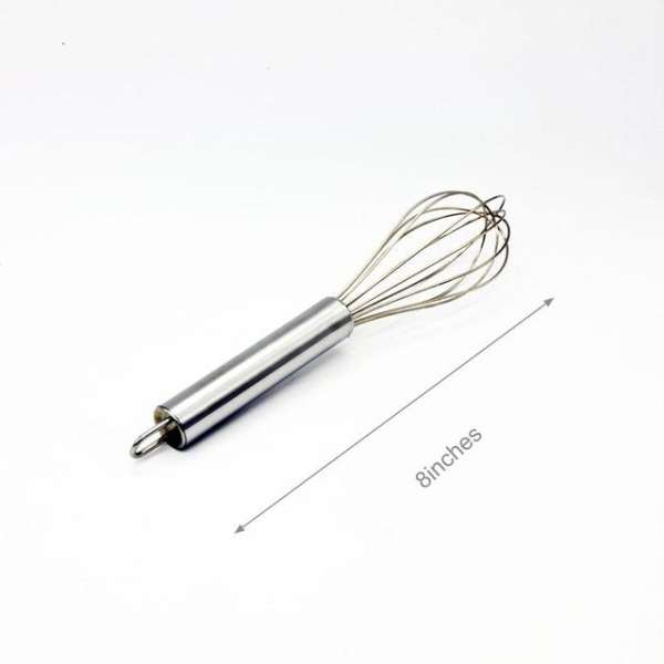 (8/10/12 Inches) Stainless Steel Egg Beater - Image 2